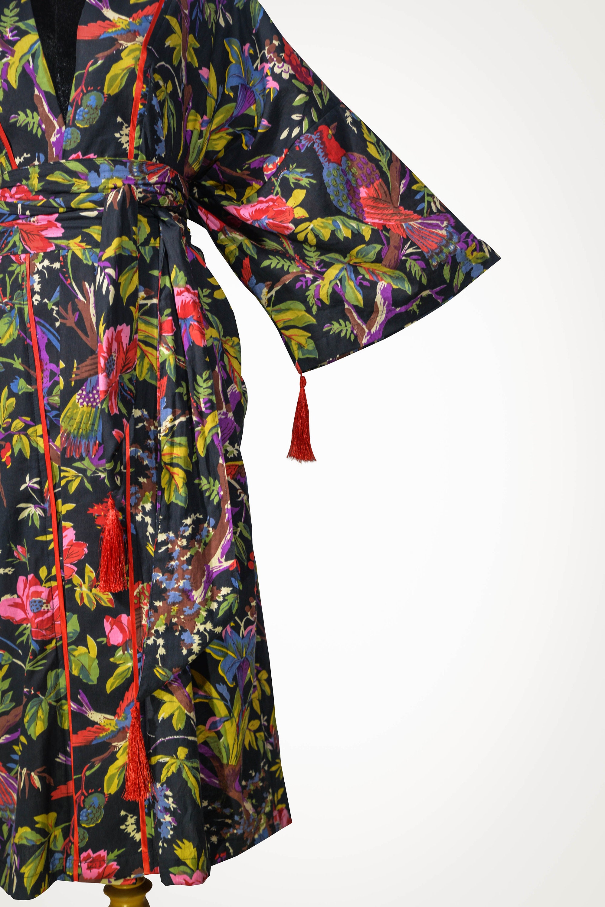 Birds of Paradise Kimono Dressing Gown Bath Robe LIMITED - Etsy UK