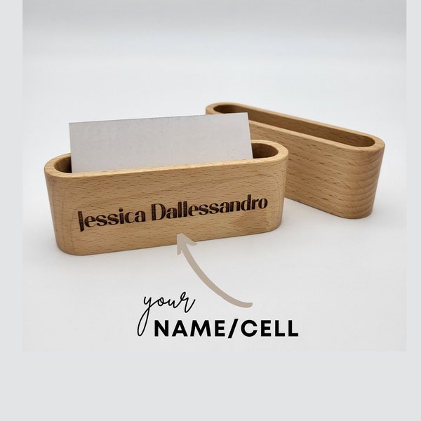 Custom Business Card Holder Display Etsy UK