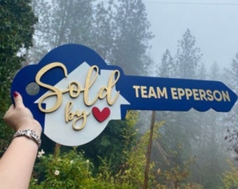 Remax Key Sold Sign - Etsy