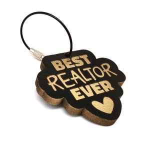 Custom Keychain with Logo, Real Estate Keychain, Realtor Closing Gift, Housewarming Gift, Realtor Gift, Keychain, Welcome Home Keychain