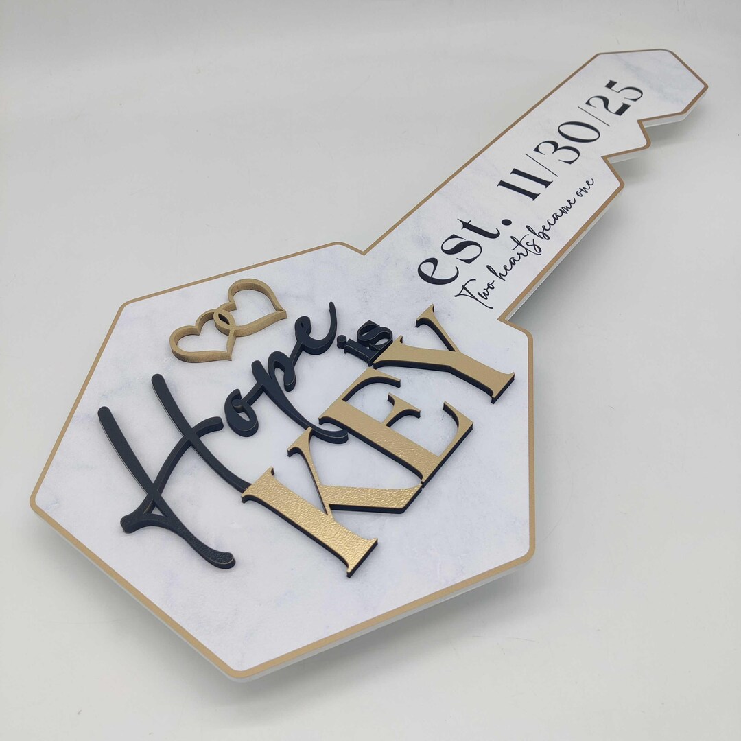Wooden Wedding Gift, Giant Key, Photo Props - Etsy