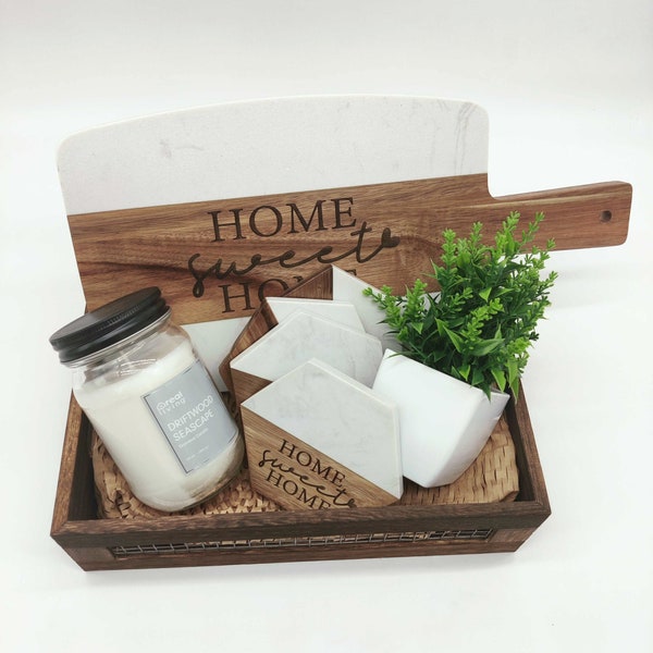 Gift Basket, New Home Gift, Housewarming Gift Basket, Gift Basket for New Home Owner, New Home Gift Box,New Home Gift Set,Custom Gift Basket