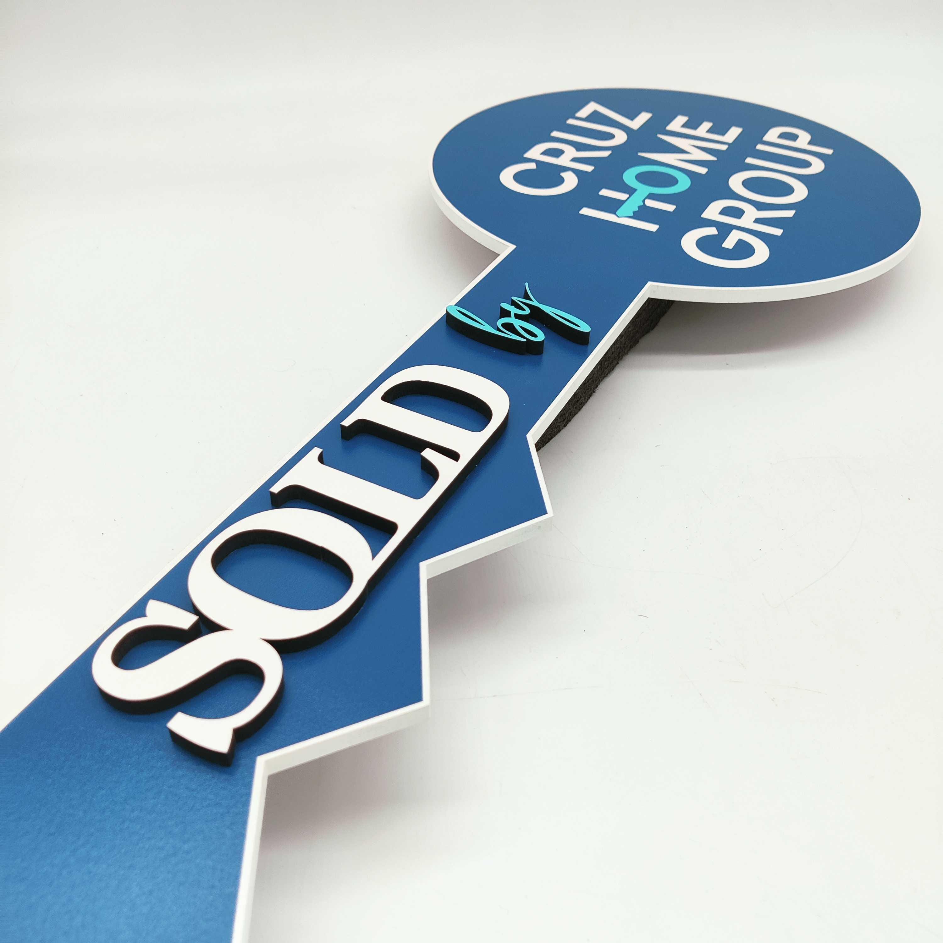 Sold Key Sign Vector Key Logo Sold by Sign, 3D Closing Photo Prop, Round Key Sign for ...