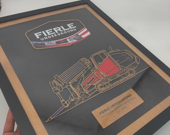 CUSTOM Laser Cut Logo Art, Personalized Corporate Gift, Black Wall Art