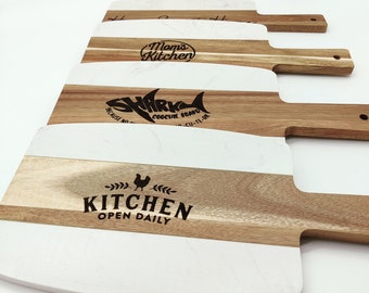 Tabla de cortar, Tabla de cortar personalizada, Regalo de bienvenida grabado, Regalo de agente inmobiliario, Regalo de bienes raíces, Regalo de cliente