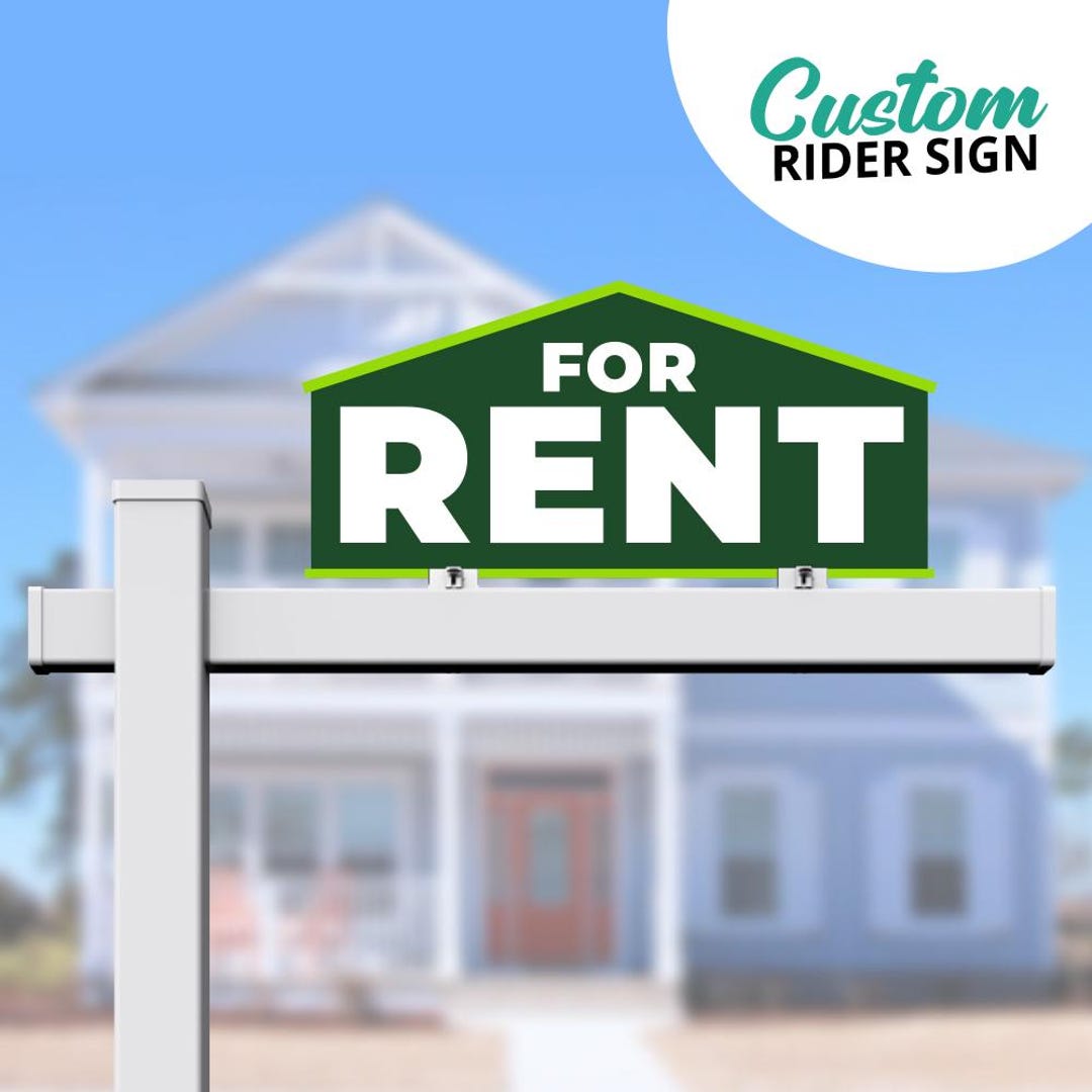 Lease Rider Sign Rider Sign 6