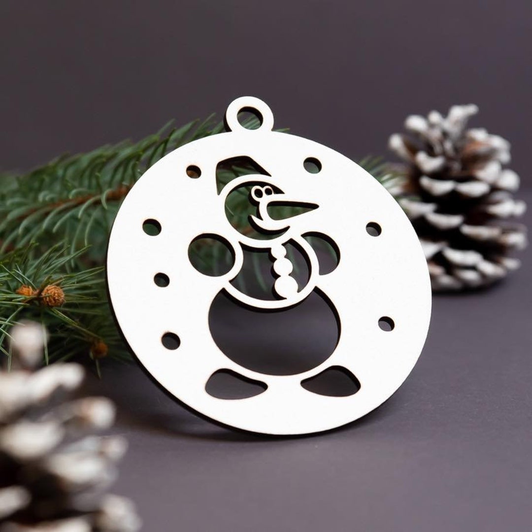 Snowman Ornament, Christmas Ornament 2024, Christmas Gift, Personalized ...