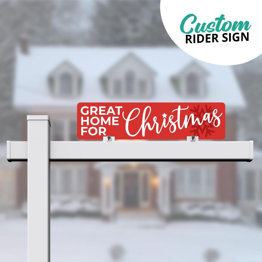 Christmas Riders Sign 6