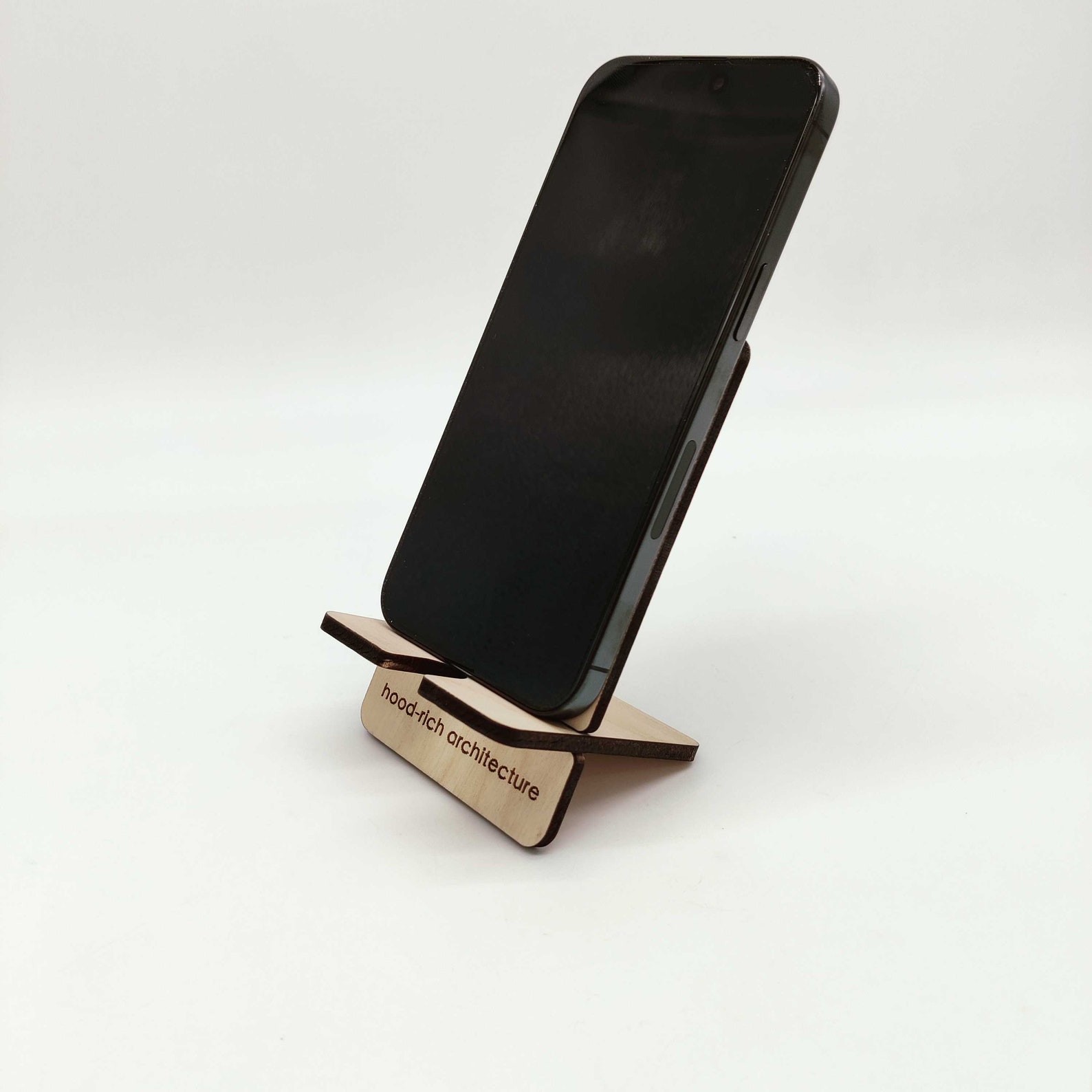 Phone Stand With LOGO | Custom Phone Holder | Mobile Phone Wooden Stand ...
