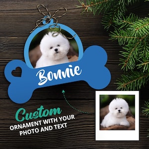 Personalized Pet Ornament, Gift for Dog Lover, Custom Christmas Ornament, Cat Lover Gifts, Gift for Pet, Cat Name Ornament