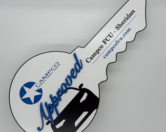 Personalized Realtor Sold Key Sign, Custom Closing Prop, Birch Plywood Realtor Gift