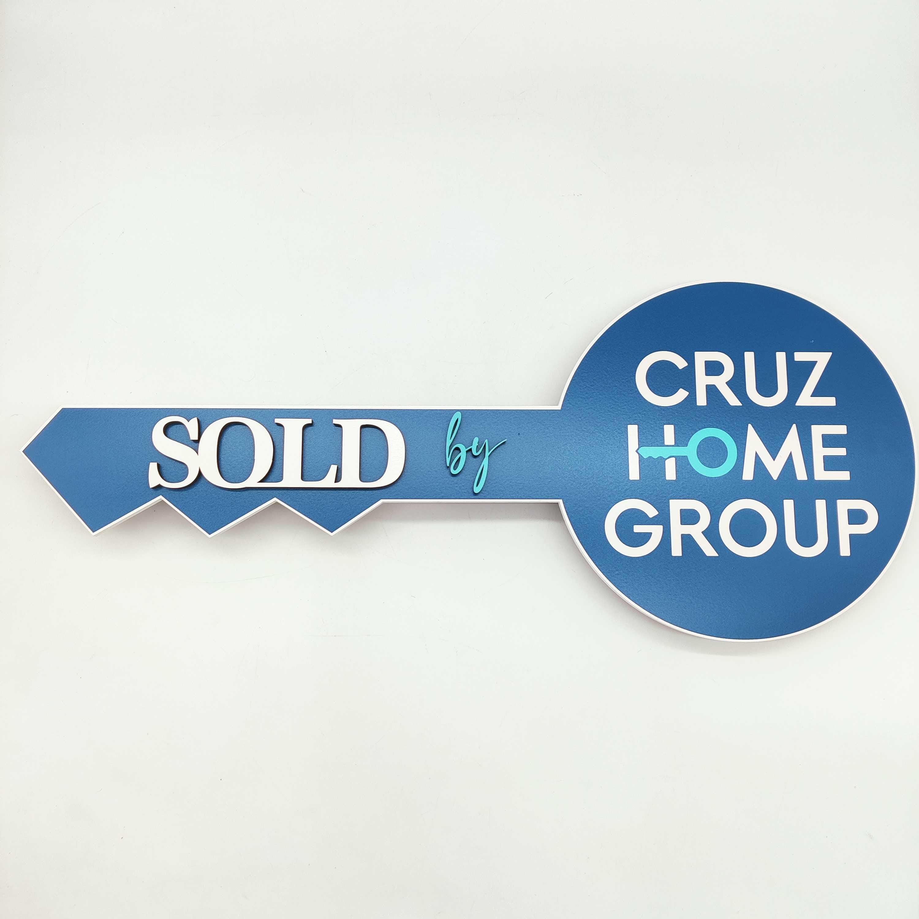 Sold Key Sign Vector Key Logo Sold by Sign, 3D Closing Photo Prop, Round Key Sign for ...