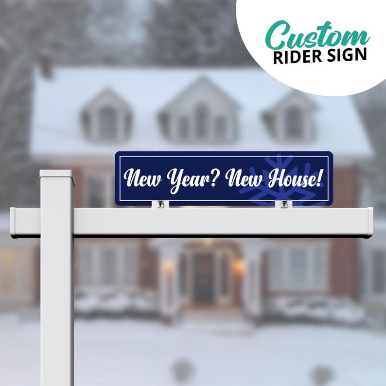 Lease Rider Sign Custom Real Estate Riders Sign 6