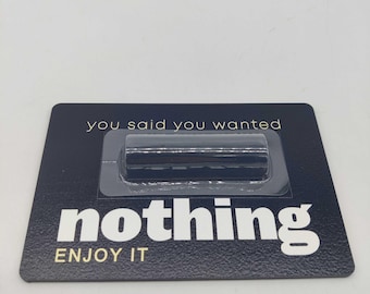Custom DIY Money Gift Holder - Nothing as a gift