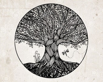 Download Layered Tree Of Life Mandala Svg Free Printable - Layered ...
