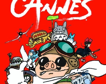 スタジオジブリ、鈴木敏夫、2024年カンヌ映画祭オリジナルポスター