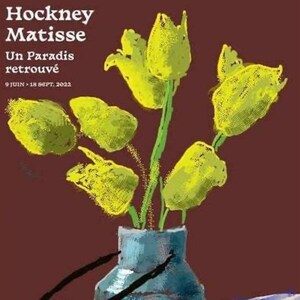 David Hockney, cartel original de la exposición del museo