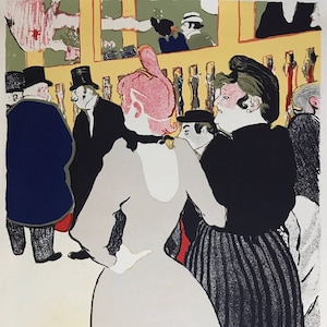 Toulouse Lautrec, Original Exhibition Museum Poster. 1976