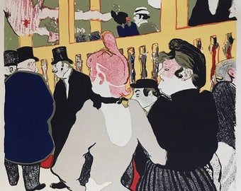 Toulouse Lautrec, Original Exhibition Museum Poster. 1976