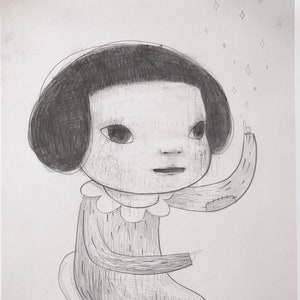 Yoshitomo Nara, Original Exhibition Museum Poster. 2011.