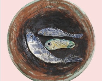 Pablo Picasso Still Life With Three Fish (1957) Original