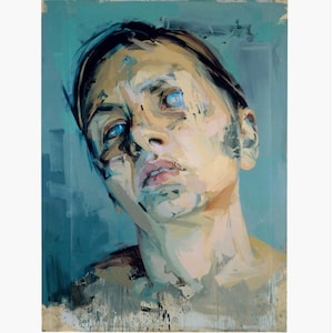 Jenny Saville, cartel original de la exposición del museo
