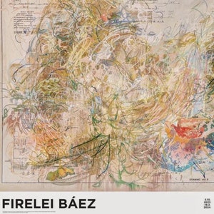 Firelei Báez, Originales Ausstellungsmuseumsplakat