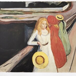 Edvard Munch, cartel original de la exposición del museo