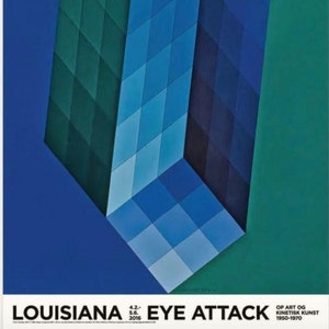 Yves Klein, Original Museum Ausstellungsplakat