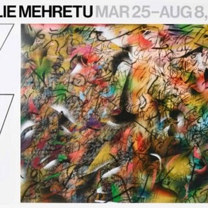 Julie Mehretu, Original Exhibition Museum Poster