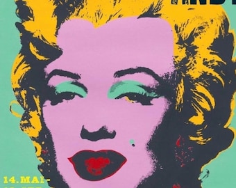 Andy Warhol, Marilyn, Original Museum Exhibition Poster - Etsy