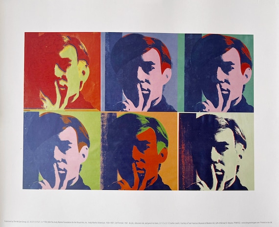 アンディ・ウォーホルの自画像プリント：ポップアート、1967年シリーズ
