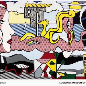 Roy Lichtenstein - &quot;Figures in Landscape&quot; - Original Exhibition Poster (2016)