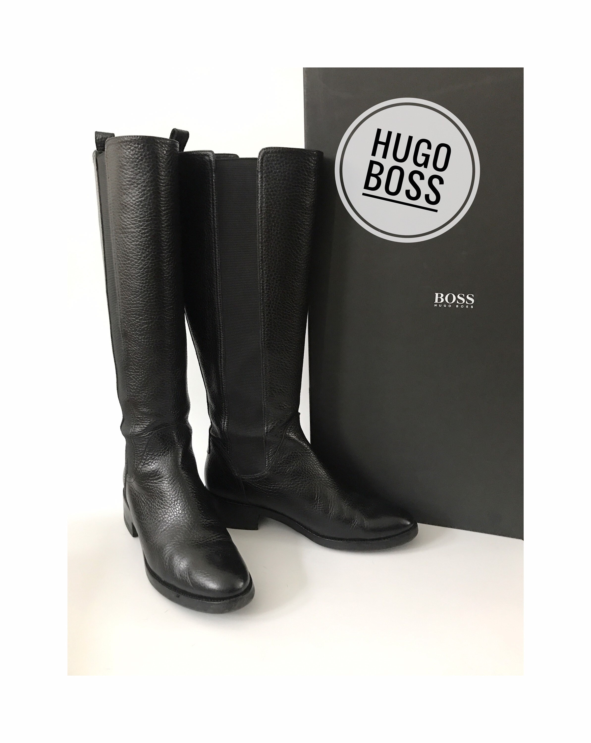 hugo boss genuine leather