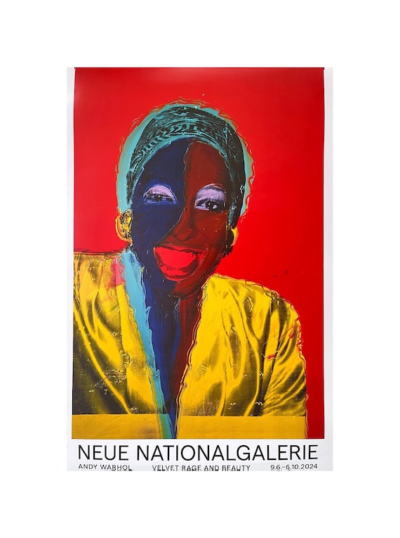 Andy Warhol, Original Museum Exhibition Poster, Original Art Print