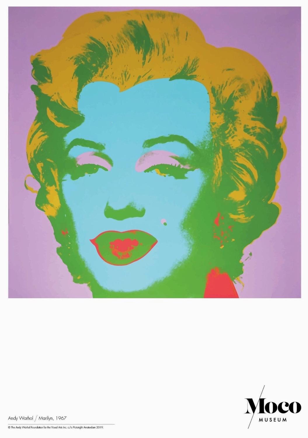 Andy Warhol, Original Museum Exhibition Poster, Original Art Print