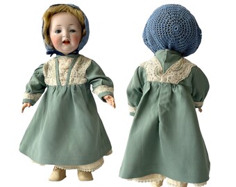 Muñeca antigua de bisque alemana: Hertel Schwab & Co., molde 152.5, circa 1912 - España