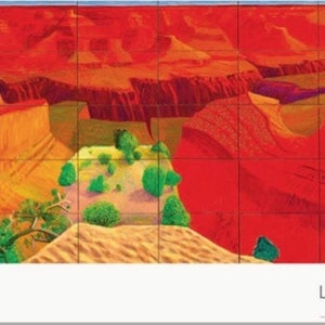 David Hockney, Original Exhibition Museum Poster, A Closer Grand Canyon. 2011