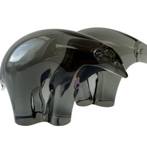 リヴィオ・セグーゾ作ムラーノガラス「ブラックスワン」イタリア1980年代