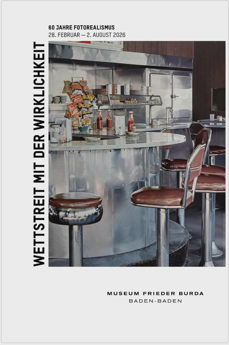Ralph Goings, Richmond Diner, Original Exhibition Museum Poster - Etsy