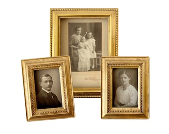 Antique Style Gold Photo Frames - Baroque Table & Wall Decor