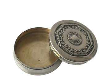 アンティーク 800 シルバー フルーツ 小物入れ：嗅ぎタバコ ピル