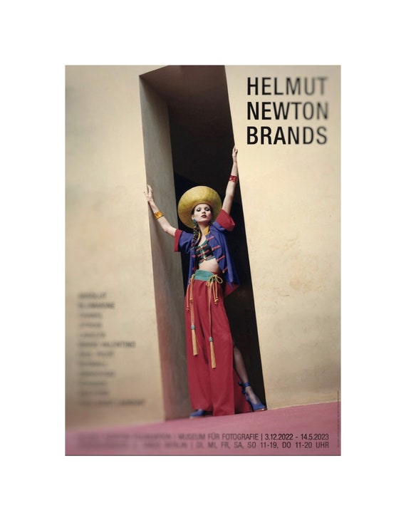 Helmut Newton, Original Exhibition Museum Poster - Etsy