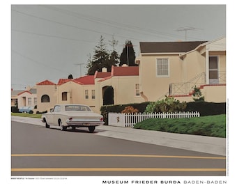 Robert Bechtle, '64 Chrysler, Original Exhibition Museum Poster