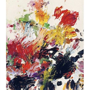 Cy Twombly, Original Exhibition Museum Poster. 2011 - 2012