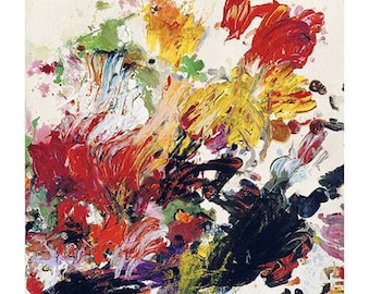 Cy Twombly, Original Exhibition Museum Poster. 2011 - 2012 - Etsy