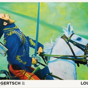 Franz Gertsch, Whoa, Original Exhibition Museum Poster