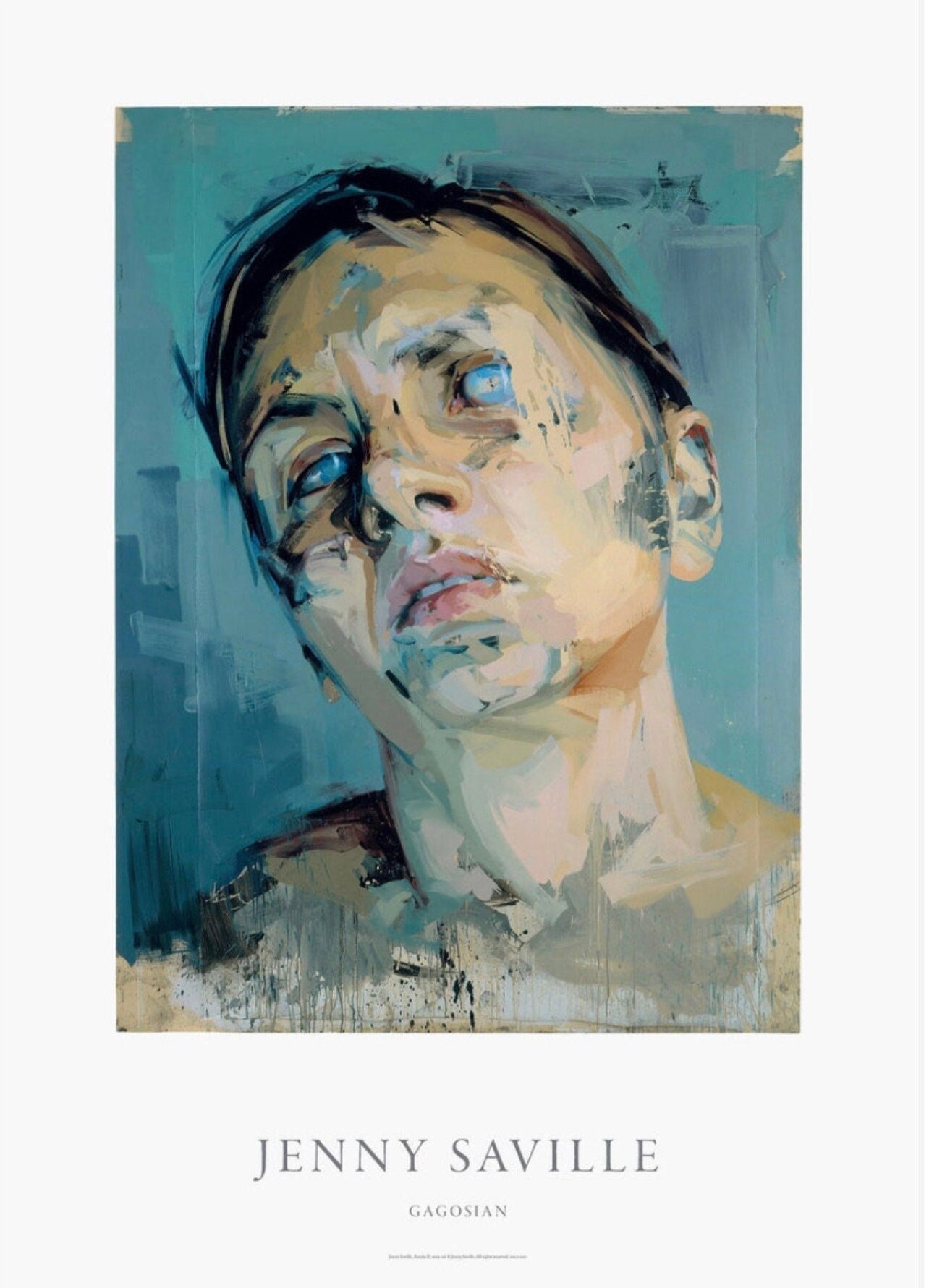 アートポスター ジェニー・サヴィル エキシビジョンポスター Jenny Saville, Original Exhibition Museum Poster