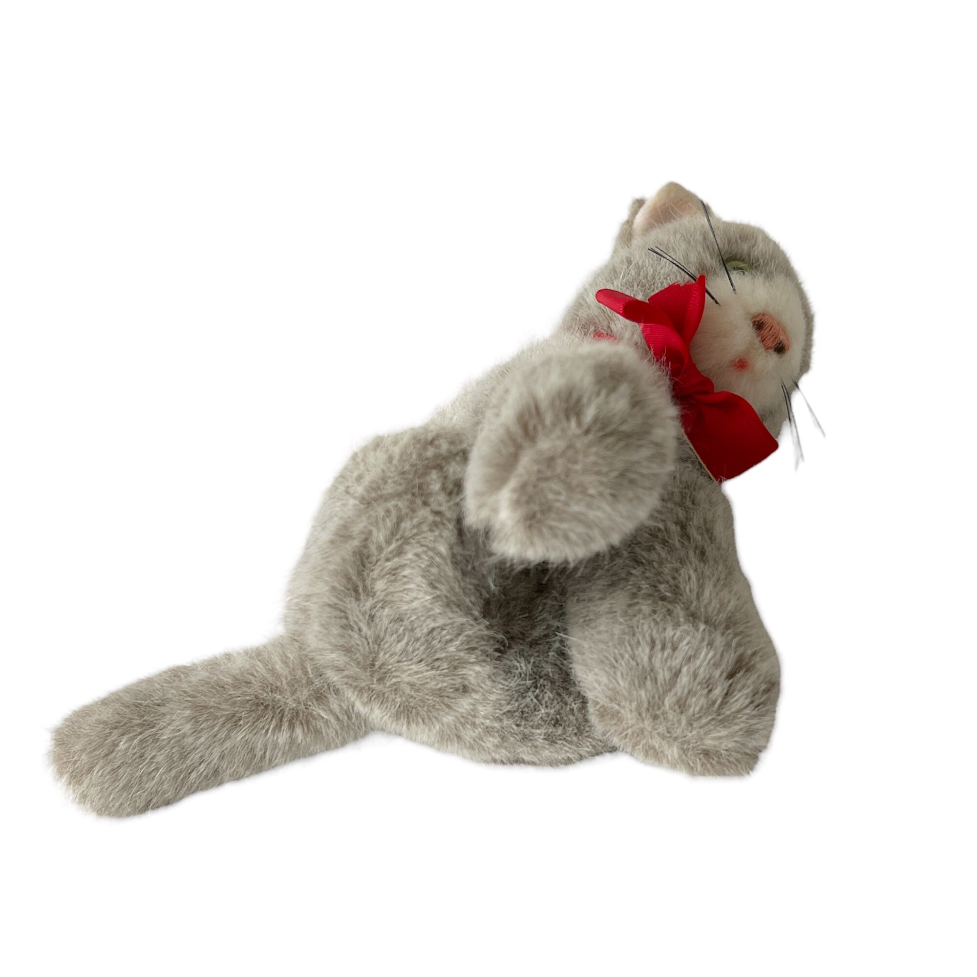 Vintage Steiff Susi Cat – Gray and White – EAN 1493/13