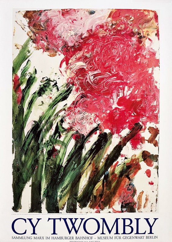 Cy Twombly “untitled” Vintage Exhibition Poster • Museum Art